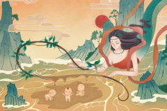 女娲的九个女儿分别是谁？王蛇/后羿等(有儿有女)
