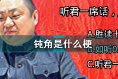 b站弹幕钝角是什么意思?无实际意义(抽象文化的展现)