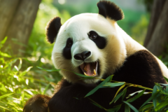 大熊猫吃的竹子人能吃吗?不能(竹子富含纤维)