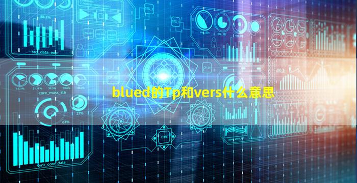 blued的Tp和vers什么意思