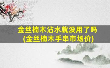 金丝楠木沾水就没用了吗(金丝楠木手串市场价)