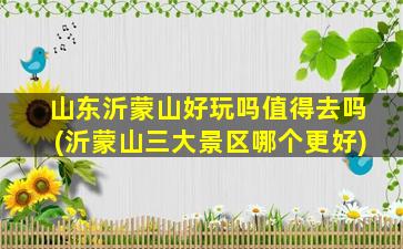 山东沂蒙山好玩吗值得去吗(沂蒙山三大景区哪个更好)