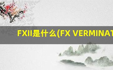 FXII是什么(FX VERMINATOR)