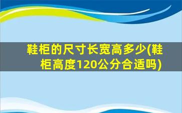 鞋柜的尺寸长宽高多少(鞋柜高度120公分合适吗)