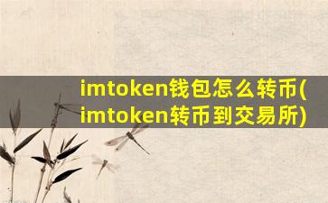 imtoken钱包怎么转币(imtoken转币到交易所)