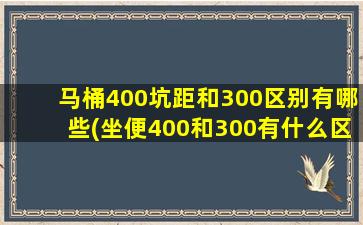 马桶400坑距和300区别有哪些(坐便400和300有什么区别)