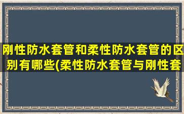 刚性防水套管和柔性防水套管的区别有哪些(柔性防水套管与刚性套管的区别)