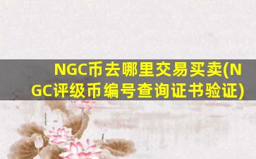 NGC币去哪里交易买卖(NGC评级币编号查询证书验证)
