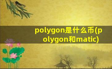 polygon是什么币(polygon和matic)