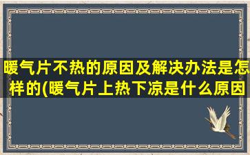 暖气片不热的原因及解决办法是怎样的(暖气片上热下凉是什么原因)