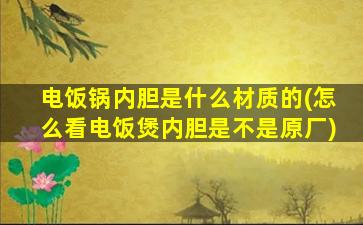 电饭锅内胆是什么材质的(怎么看电饭煲内胆是不是原厂)