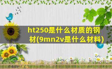 ht250是什么材质的钢材(9mn2v是什么材料)