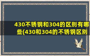 430不锈钢和304的区别有哪些(430和304的不锈钢区别在哪里)