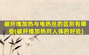 碳纤维加热与电热丝的区别有哪些(碳纤维加热对人体的好处)