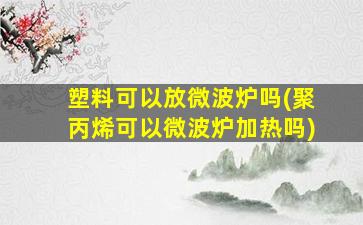 塑料可以放微波炉吗(聚丙烯可以微波炉加热吗)