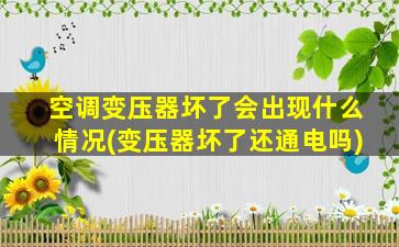 空调变压器坏了会出现什么情况(变压器坏了还通电吗)