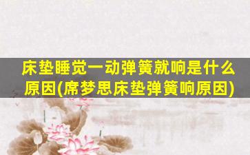 床垫睡觉一动弹簧就响是什么原因(席梦思床垫弹簧响原因)