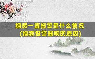 烟感一直报警是什么情况(烟雾报警器响的原因)