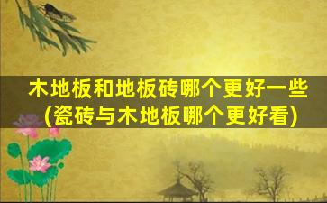 木地板和地板砖哪个更好一些(瓷砖与木地板哪个更好看)