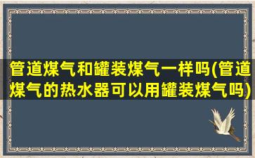 管道煤气和罐装煤气一样吗(管道煤气的热水器可以用罐装煤气吗)