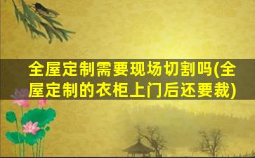 全屋定制需要现场切割吗(全屋定制的衣柜上门后还要裁)