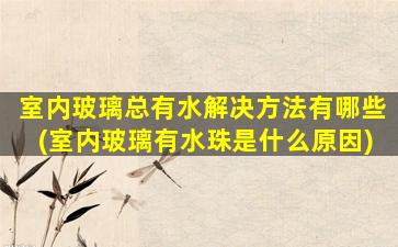 室内玻璃总有水解决方法有哪些(室内玻璃有水珠是什么原因)