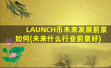 LAUNCH币未来发展前景如何(未来什么行业前景好)