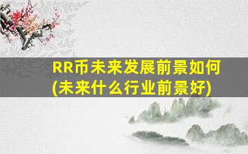 RR币未来发展前景如何(未来什么行业前景好)