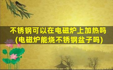 不锈钢可以在电磁炉上加热吗(电磁炉能烧不锈钢盆子吗)