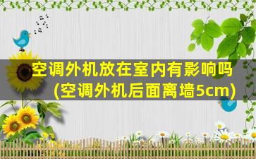 空调外机放在室内有影响吗(空调外机后面离墙5cm)
