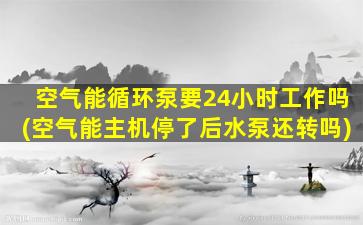 空气能循环泵要24小时工作吗(空气能主机停了后水泵还转吗)
