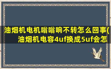 油烟机电机嗡嗡响不转怎么回事(油烟机电容4uf换成5uf会怎样)
