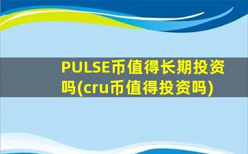 PULSE币值得长期投资吗(cru币值得投资吗)