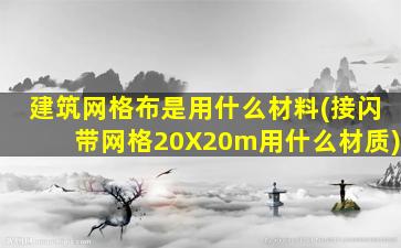 建筑网格布是用什么材料(接闪带网格20X20m用什么材质)