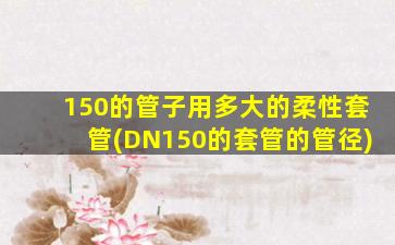 150的管子用多大的柔性套管(DN150的套管的管径)