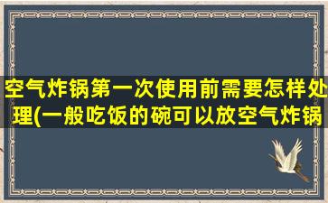 空气炸锅第一次使用前需要怎样处理(一般吃饭的碗可以放空气炸锅)