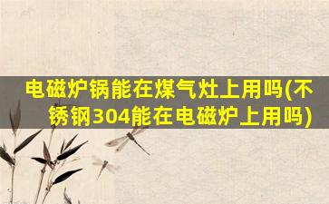 电磁炉锅能在煤气灶上用吗(不锈钢304能在电磁炉上用吗)