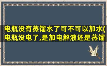 电瓶没有蒸馏水了可不可以加水(电瓶没电了,是加电解液还是蒸馏水)