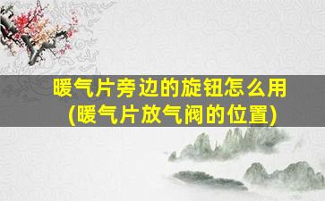 暖气片旁边的旋钮怎么用(暖气片放气阀的位置)
