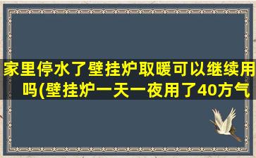 家里停水了壁挂炉取暖可以继续用吗(壁挂炉一天一夜用了40方气)