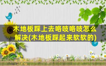 木地板踩上去咯吱咯吱怎么解决(木地板踩起来软软的)