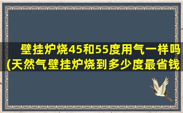 壁挂炉烧45和55度用气一样吗(天然气壁挂炉烧到多少度最省钱)