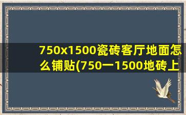 750x1500瓷砖客厅地面怎么铺贴(750一1500地砖上墙要怎么贴)