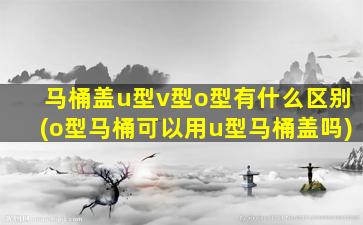 马桶盖u型v型o型有什么区别(o型马桶可以用u型马桶盖吗)