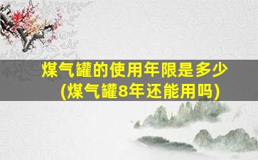 煤气罐的使用年限是多少(煤气罐8年还能用吗)