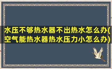 水压不够热水器不出热水怎么办(空气能热水器热水压力小怎么办)