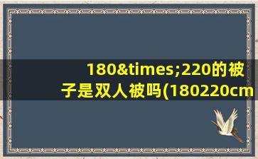 180×220的被子是双人被吗(180220cm是双人被子吗)