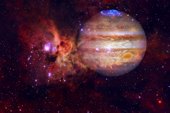 木星恐怖照片：表面有类似人眼的花纹(体积巨大)