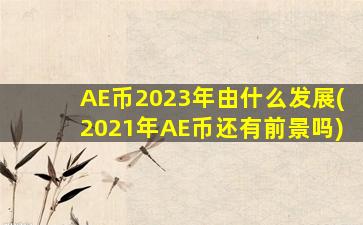 AE币2023年由什么发展(2021年AE币还有前景吗)